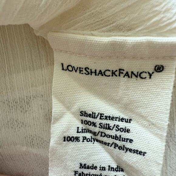 NEW!!!! LoveShackFancy ivory skirt size 8 US - Picture 9 of 10